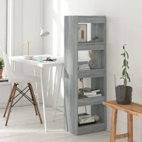 Sonoma grau Regal/Raumteiler 40x30x135 cm von vidaXL, Bücherregale und Regale - Ref: Foro24-813591, Preis: 49,26 €, Rabatt: %