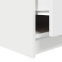 Mesa de centro con cajones blanca 100x100x40 cm en Mesas de centro | Comprar online en Foru.es