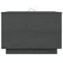 Storage boxes with lid, set of 3, made of solid gray pine wood. by vidaXL, Lockers and storage cabinets - Ref: Foro24-818247,...