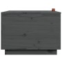 Cajas de almacenaje con tapa 3 pzas madera maciza pino gris de vidaXL, Taquillas y armarios de almacenamiento - Ref: Foro24-8...