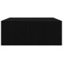 Mesa de centro con cajones roble negro 100x100x40 cm en Mesas de centro | Comprar online en Foru.es