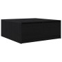 Mesa de centro con cajones roble negro 100x100x40 cm en Mesas de centro | Comprar online en Foru.es