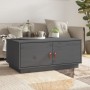 Mesa de centro de madera maciza de pino gris 80x50x35 cm de vidaXL, Mesas de centro - Ref: Foro24-818252, Precio: 80,14 €, De...