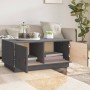 Mesa de centro de madera maciza de pino gris 80x50x35 cm de vidaXL, Mesas de centro - Ref: Foro24-818252, Precio: 80,14 €, De...