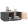 Mesa de centro de madera maciza de pino gris 80x50x35 cm de vidaXL, Mesas de centro - Ref: Foro24-818252, Precio: 80,14 €, De...