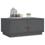Mesa de centro de madera maciza de pino gris 80x50x35 cm de vidaXL, Mesas de centro - Ref: Foro24-818252, Precio: 80,14 €, De...
