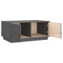 Mesa de centro de madera maciza de pino gris 80x50x35 cm de vidaXL, Mesas de centro - Ref: Foro24-818252, Precio: 80,14 €, De...