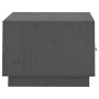 Mesa de centro de madera maciza de pino gris 80x50x35 cm de vidaXL, Mesas de centro - Ref: Foro24-818252, Precio: 80,14 €, De...