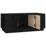 Mesa de centro de madera maciza de pino negro 100x50x41 cm de vidaXL, Mesas de centro - Ref: Foro24-818259, Precio: 119,90 €,...