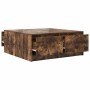 Mesa de centro con cajones roble ahumado 100x100x40 cm en Mesas de centro | Comprar online en Foru.es
