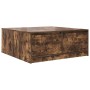 Mesa de centro con cajones roble ahumado 100x100x40 cm en Mesas de centro | Comprar online en Foru.es