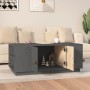Mesa de centro de madera maciza de pino gris 100x50x41 cm de vidaXL, Mesas de centro - Ref: Foro24-818257, Precio: 103,75 €, ...