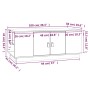 Mesa de centro de madera maciza de pino gris 100x50x41 cm de vidaXL, Mesas de centro - Ref: Foro24-818257, Precio: 103,75 €, ...