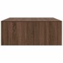 Mesa de centro con cajones roble marrón 100x100x40 cm en Mesas de centro | Comprar online en Foru.es