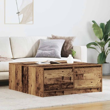 Mesa de centro con cajones madera vieja 100x100x40 cm en Mesas de centro | Comprar online en Foru.es