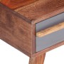 Mesa de centro de madera maciza gris 110x50x40 cm en Mesas de centro | Comprar online en Foru.es