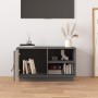 Mueble de TV de madera maciza de pino gris 70x34x40 cm de vidaXL, Muebles TV - Ref: Foro24-818237, Precio: 65,98 €, Descuento: %
