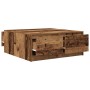 Mesa de centro con cajones madera vieja 100x100x40 cm en Mesas de centro | Comprar online en Foru.es