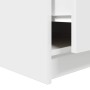 Mesa de centro con cajones blanca 70,5x70x40 cm en Mesas de centro | Comprar online en Foru.es
