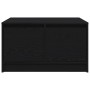 Mesa de centro con cajones roble negro 70,5x70x40 cm en Mesas de centro | Comprar online en Foru.es