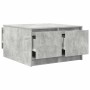 Mesa de centro con cajones gris hormigón 70,5x70x40 cm en Mesas de centro | Comprar online en Foru.es