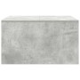 Mesa de centro con cajones gris hormigón 70,5x70x40 cm en Mesas de centro | Comprar online en Foru.es