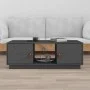 Mesa de centro de madera maciza de pino gris 100x50x35 cm de vidaXL, Mesas de centro - Ref: Foro24-818267, Precio: 89,58 €, D...
