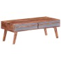 Mesa de centro de madera maciza gris 110x50x40 cm en Mesas de centro | Comprar online en Foru.es