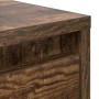 Mesa de centro con cajones roble ahumado 70,5x70x40 cm en Mesas de centro | Comprar online en Foru.es