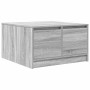 Mesa de centro con cajones Sonoma gris 70,5x70x40 cm en Mesas de centro | Comprar online en Foru.es