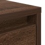 Mesa de centro con cajones roble marrón 70,5x70x40 cm en Mesas de centro | Comprar online en Foru.es