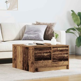 Mesa de centro con cajones madera vieja 70,5x70x40 cm en Mesas de centro | Comprar online en Foru.es