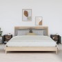 Mesitas de noche 2 uds madera maciza pino gris 40x34x45 cm de vidaXL, Mesitas de noche - Ref: Foro24-818280, Precio: 64,25 €,...