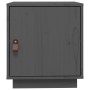 Mesitas de noche 2 uds madera maciza pino gris 40x34x45 cm de vidaXL, Mesitas de noche - Ref: Foro24-818280, Precio: 64,25 €,...
