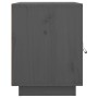 Mesitas de noche 2 uds madera maciza pino gris 40x34x45 cm de vidaXL, Mesitas de noche - Ref: Foro24-818280, Precio: 64,25 €,...