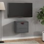 Armario de pared de madera maciza de pino gris 40x30x35 cm de vidaXL, Estantes y estanterías - Ref: Foro24-818347, Precio: 48...