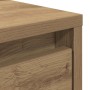 Mesa de centro con cajones roble artesanal 70,5x70x40 cm en Mesas de centro | Comprar online en Foru.es