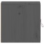 Armarios de pared 2 uds madera maciza pino gris 31,5x30x30 cm de vidaXL, Estantes y estanterías - Ref: Foro24-818360, Precio:...