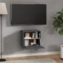 Armario de pared de madera maciza de pino gris 40x30x35 cm de vidaXL, Estantes y estanterías - Ref: Foro24-818347, Precio: 48...
