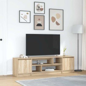 Mueble de TV de roble Sonoma 188,5x41x50 cm Madera ingeniería en Muebles TV | Comprar online en Foru.es