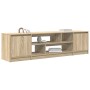 Mueble de TV de roble Sonoma 188,5x41x50 cm Madera ingeniería en Muebles TV | Comprar online en Foru.es