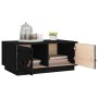 Mesa de centro de madera maciza de pino negro 80x50x35 cm de vidaXL, Mesas de centro - Ref: Foro24-818254, Precio: 80,45 €, D...