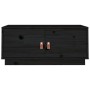 Mesa de centro de madera maciza de pino negro 80x50x35 cm de vidaXL, Mesas de centro - Ref: Foro24-818254, Precio: 80,45 €, D...