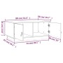 Mesa de centro de madera maciza de pino negro 80x50x35 cm de vidaXL, Mesas de centro - Ref: Foro24-818254, Precio: 80,45 €, D...