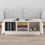 Mesa de centro de madera maciza de pino blanco 100x50x35 cm de vidaXL, Mesas de centro - Ref: Foro24-818266, Precio: 77,08 €,...