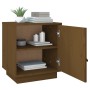 Mesitas de noche 2 uds madera de pino marrón miel 40x34x45 cm de vidaXL, Mesitas de noche - Ref: Foro24-818282, Precio: 80,24...