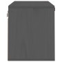 Armario de pared de madera maciza de pino gris 60x30x35 cm de vidaXL, Estantes y estanterías - Ref: Foro24-818352, Precio: 57...