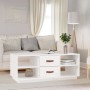 Mesa de centro de madera maciza de pino blanco 100x50x41 cm de vidaXL, Mesas de centro - Ref: Foro24-818271, Precio: 93,92 €,...