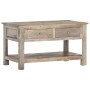 Mesa de centro de madera maciza de mango 82x52x47 cm en Mesas de centro | Comprar online en Foru.es