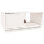 Mesa de centro de madera maciza de pino blanco 80x50x35,5 cm de vidaXL, Mesas de centro - Ref: Foro24-818261, Precio: 60,75 €...